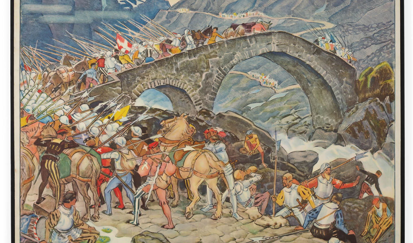 «Söldnerzug» von Burkhard Mangold (1873–1950)