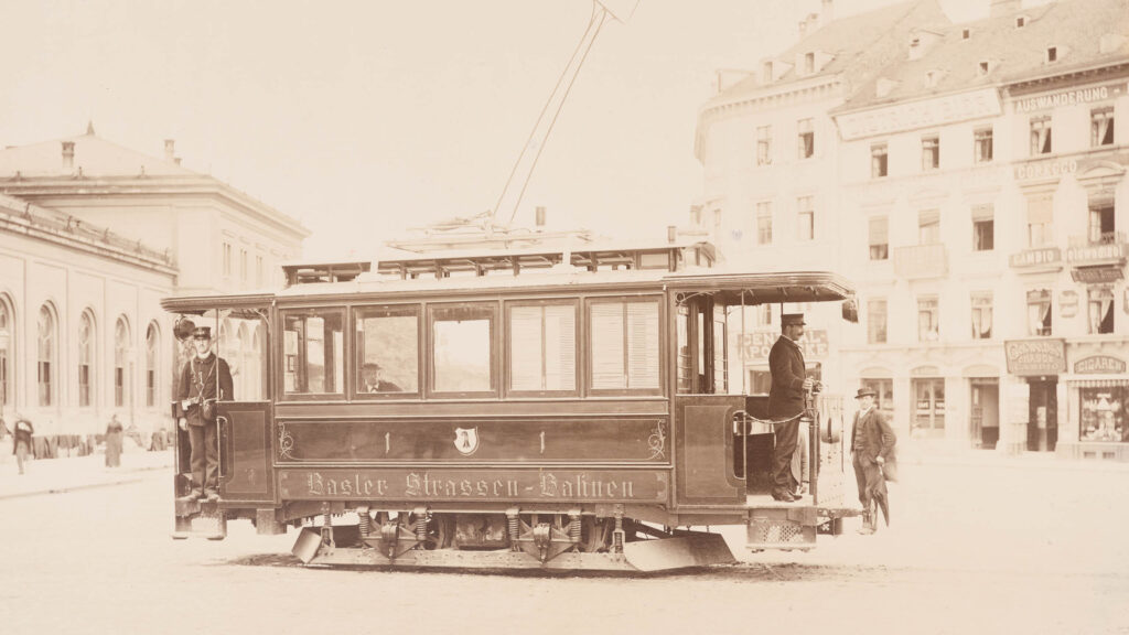 Historisches Foto des Wagens Nr. 1 aus dem Jahr 1895